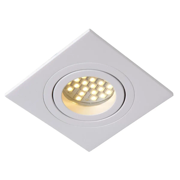 Sufitowe oczkoTUBE 22955/01/31 Lucide do salonu metalowe białe