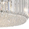 Plafon LAMPA sufitowa PRINCE C0360-05B-F4AC Zumaline okrągła OPRAWA z kryształkami glamour crystal przezroczysta