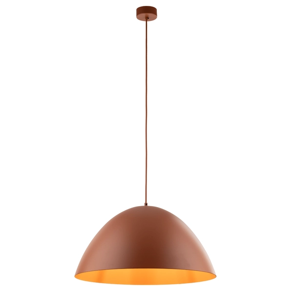 Zwisająca lampa nad stół Faro 10260 do salonu kopuła ceglana