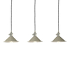 Kuchenna lampa wisząca HAD3661-06 Dar Lighting metalowa chrom szary