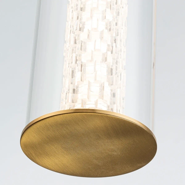 Łazienkowy kinkiet tuba Espada QN-ESPADA-1W-BG LED 18W 3000K IP44 złoty