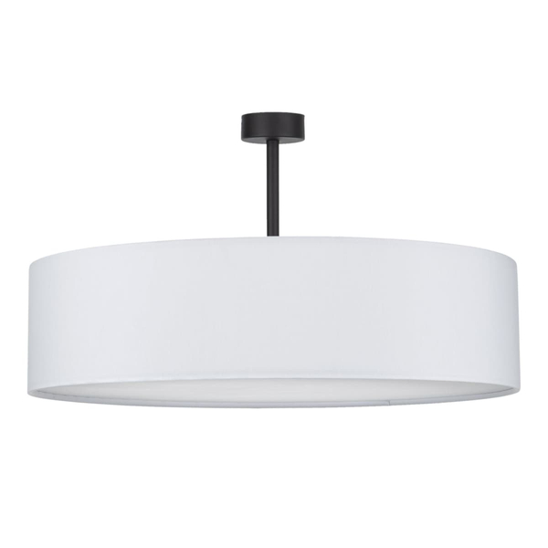 Sufitowa lampa do sypialni Rondo 4242 TK Lighting z tkaniny biała