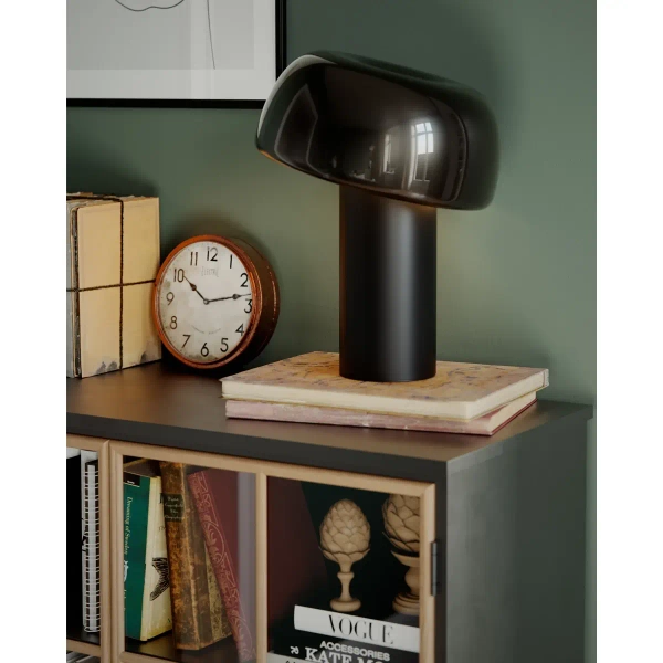 Stołowa lampka do salonu Lean on me 4024530-4001 grzyb czarny