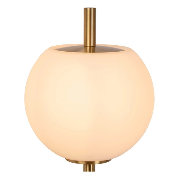 Kinkiet ścienny do łazienki Elda 04215/01/02 szklany IP44 złoty biały