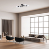 Sufitowa lampa loft Prudence 2672 Rabalux  czarna przezroczysta