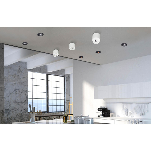 Podtynkowa lampa sufitowa Boston AZ3470 LED 10W 3000K okrągła czarna