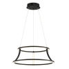 Okrągła lampa wisząca Cadoux QN-CADOUX-P-BK LED 54W 3000K czarny