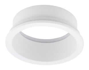 Białe oczko ozdobne do lampy Long pierścień okrągły ring