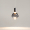 Lampa wisząca Nebula MOD182PL-L4B3K LED 4W 3000K czarna przydymiona