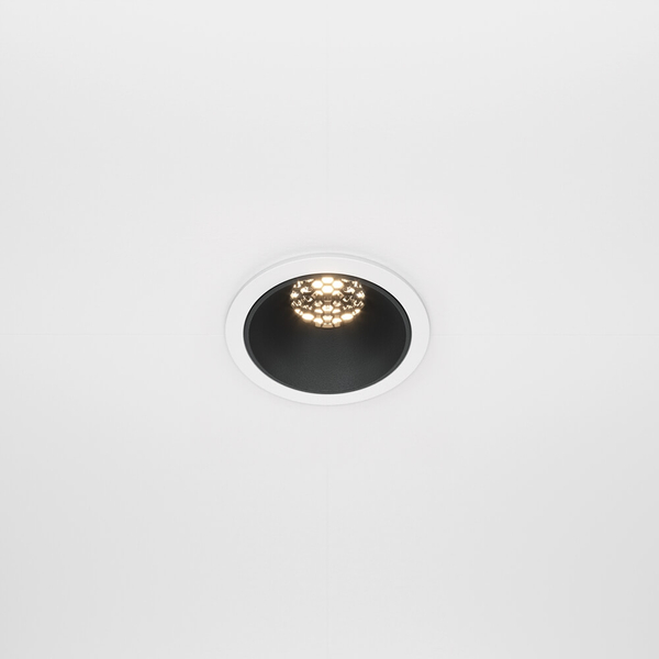 Lampa wpuszczana Alfa DL043-01-10W3K-D-RD-WB LED 10W 3000K biały czarny