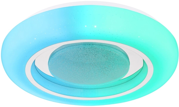 Lampa sufitowa Burro 41369-18 efekt tęczy LED RGB 21W 2700-6500K biała