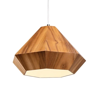 Wisząca lampa salonowa Diamond QN-DIAMOND-P-S-TEAK diament brązowy