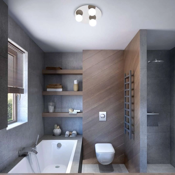 Plafon LAMPA sufitowa BECCA 2113 Rabalux łazienkowa OPRAWA szklane kule balls IP44 białe chrom