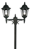 Podwójna latarnia zewnętrzna Parish PR8-BLACK Elstead czarna