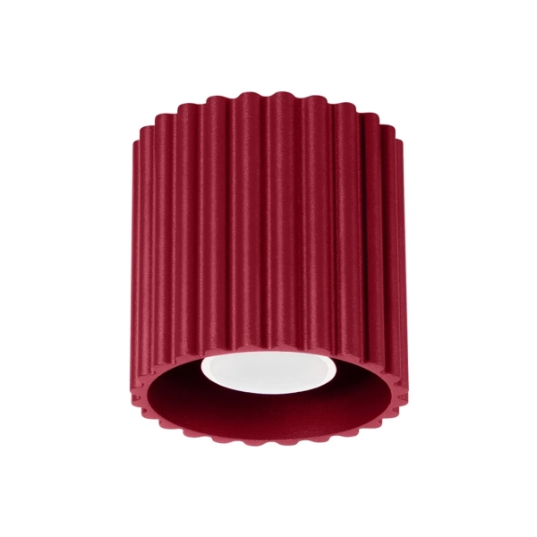 Sufitowa lampa tuba AURA SL.1819 ryfel burgundowa GU10