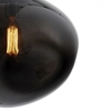Salonowa lampa wisząca szklana AVIA 11156108 Kaspa loft czarna