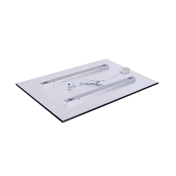 Panelowy grzejnik podczerwień PG600 promiennik 60x90cm 600W 11 - 15m2 czarny