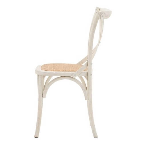 Jadalniane krzesło z drewna 2 szt. Cafe 5059413872747 beżowe