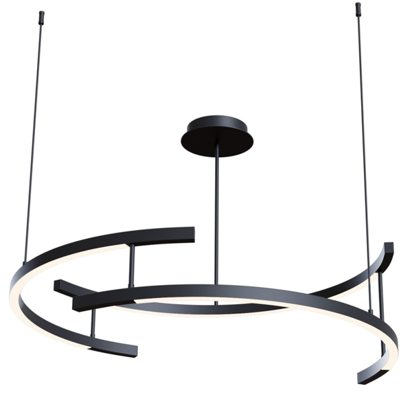 Lampa wisząca Line MOD054PL-L52B3K Maytoni LED 52W 3000K ring czarna