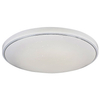 Okrągła LAMPA sufitowa BRUCE 2118 Rabalux metalowy plafon LED RGB 60W 3000K - 6000K z pilotem chrom