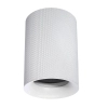 Sufitowa lampa downlight 1381 tuba do salonu metalowa biała