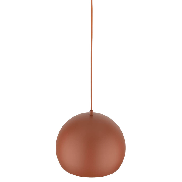 Wisząca lampa Zoe 10175 do przedpokoju kopuła metalowa ceglana