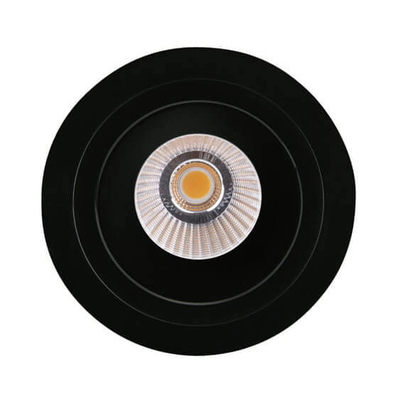 Kuchenna oprawa podtynkowa Hiden H0110 Maxlight LED 10W 3000K okrągła czarna