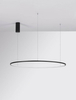 Metalowy żyrandol TOLUCA LE42782 do pokoju LED 58W 3000K czarny