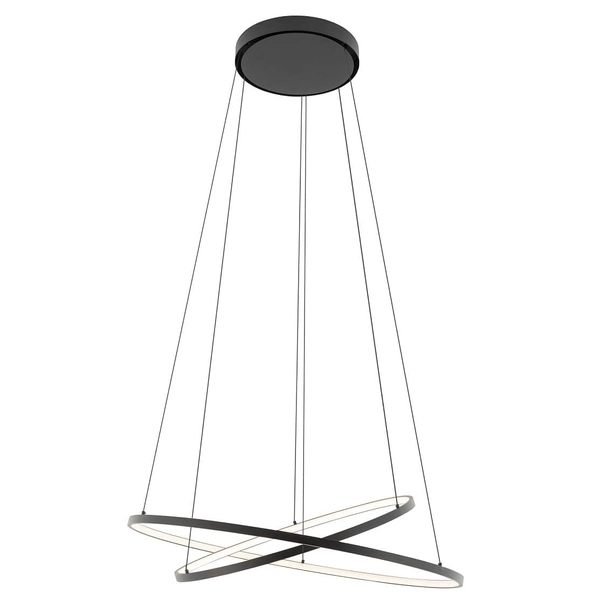 Pierścieniowa wisząca lampa Circolo 10814 Nowodvorski LED 35W 3000K czarna