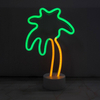 Stołowa lampa LED palma Neon FM-NB32 Zumaline palm tree kolorowa