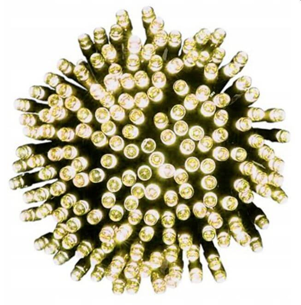 Wewnętrzne lampki choinkowe ozdobne 200 LED 16m ciepłe