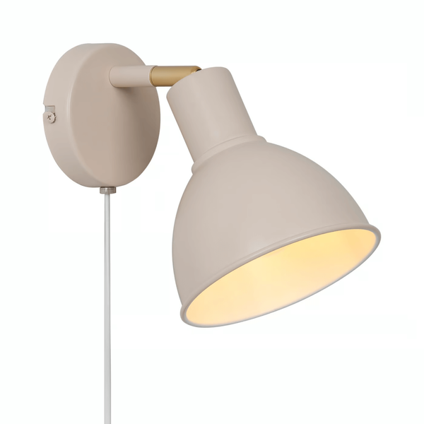 Ścienna lampa kopuła POP 45841009 regulowana beżowy