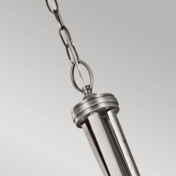 Lampa wisząca nad stół Lacey KL-LACEY-P-L-AP Kichler okrąg biały srebrny