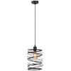 Wisząca lampa pokojowa 6801/1 ZWIS - 01 sprężyna czarna
