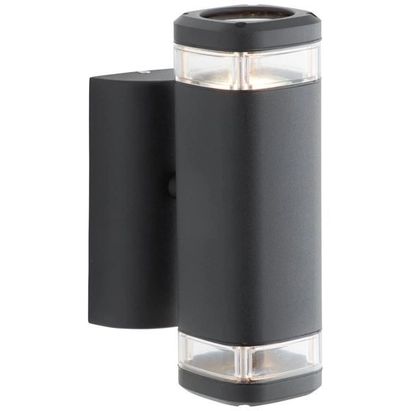 Elewacyjna lampa góra-dół Jandy 90968A06 tuba metalowa IP44 czarna