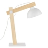 Drewniana lampka nocna Oslo 5347 TK Lighting rustykalna regulowana biała