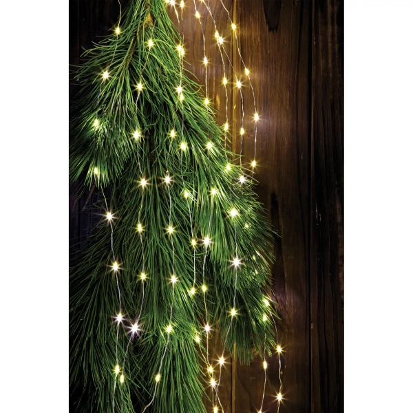 Świetlna girlanda świąteczna 3m 100 LED 0,6W ciepła