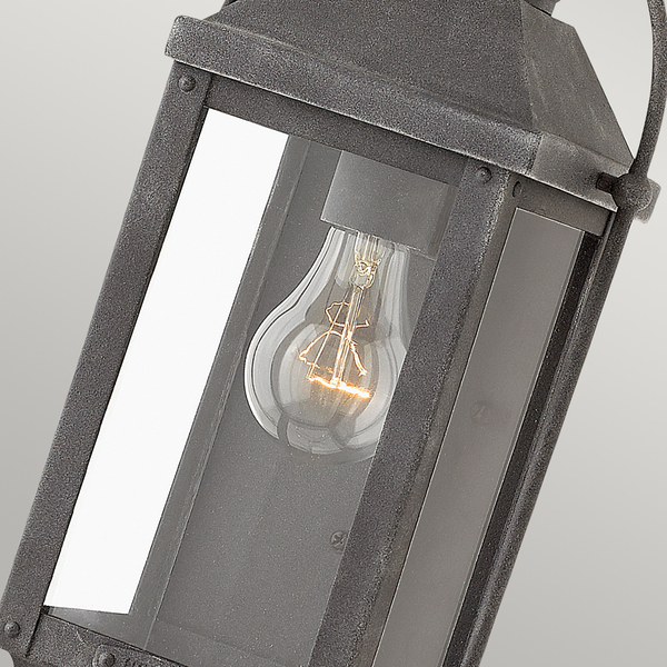 Lampa ścienna do ogrodu QN-ANCHORAGE-S metalowa czarna