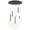 Nowoczesna wisząca lampa Basic Form MOD321PL-05B balls czarne