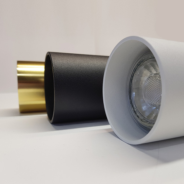 Lampa wisząca tuba Stala 501001005 Elkim do salonu złota