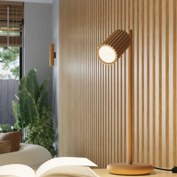 Naścienny kinkiet góra-dół KARBON SL.1651 ryflowany złoty