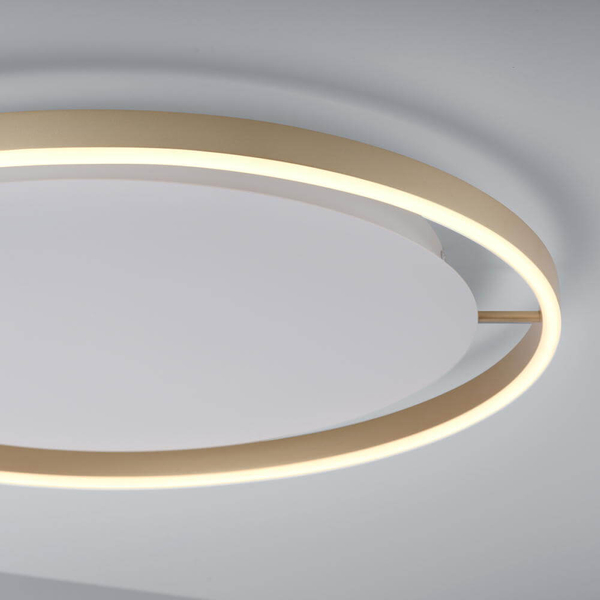 Pokojowa lampa sufitowa Ritus 15392-60 Just Light LED 28W 3000K pierścień mosiądz