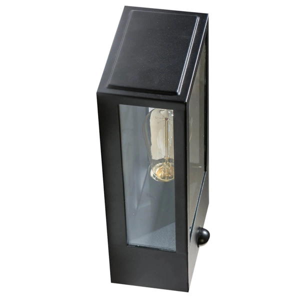 Ścienna lampa zewnętrzna Niklas AZ4487 IP44 z czujnikiem ruchu czarna