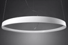 LAMPA wisząca RIO TH.103 okrągła OPRAWA metalowy ZWIS LED 70W 3000K ring czarny