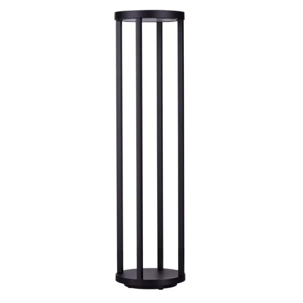 Szklana lampa podłogowa TAZORIA LE75171 LED 9W 3000K IP65 antracyt