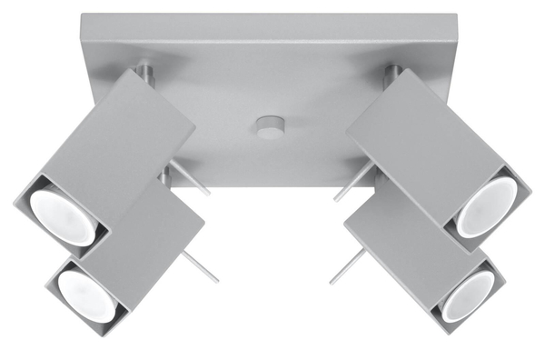 Plafon LAMPA sufitowa SL.0458 regulowana OPRAWA metalowa listwa reflektorki szare