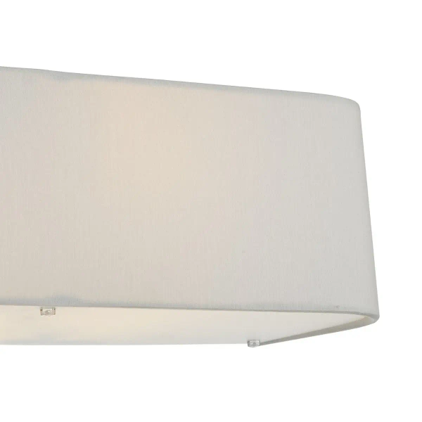 Prostokątny kinkiet do salonu Ronda RON092 podłużny beżowy