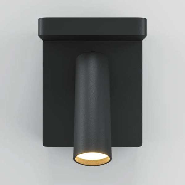 Lampa ścienna z ładowarką Aron C179WL-L7B2.7K-DE LED 7W 2700K tuba czarna