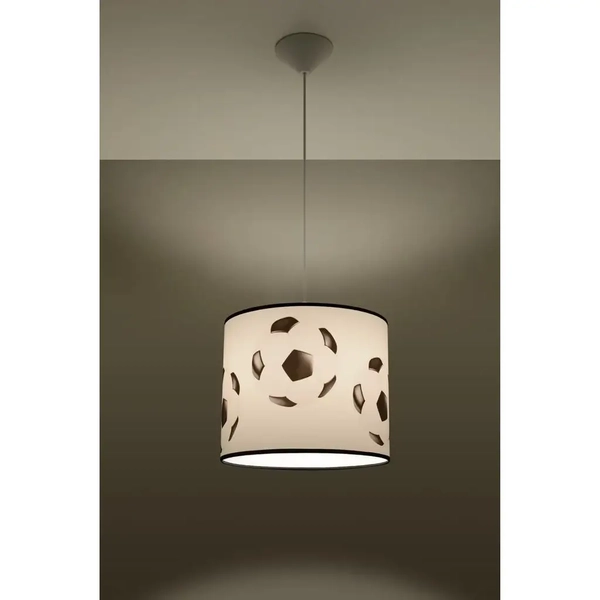Lampa wisząca Piłka SL.1424 Sollux do pokoju dziecka balls czarna biała