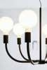 Industrialna lampa wisząca Amistoso czarna metalowa